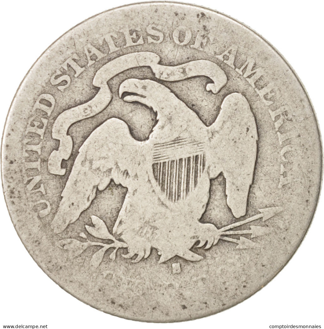 Monnaie, États-Unis, Seated Liberty Quarter, Quarter, 1876, U.S. Mint, San - 1838-1891: Seated Liberty (Liberté Assise)