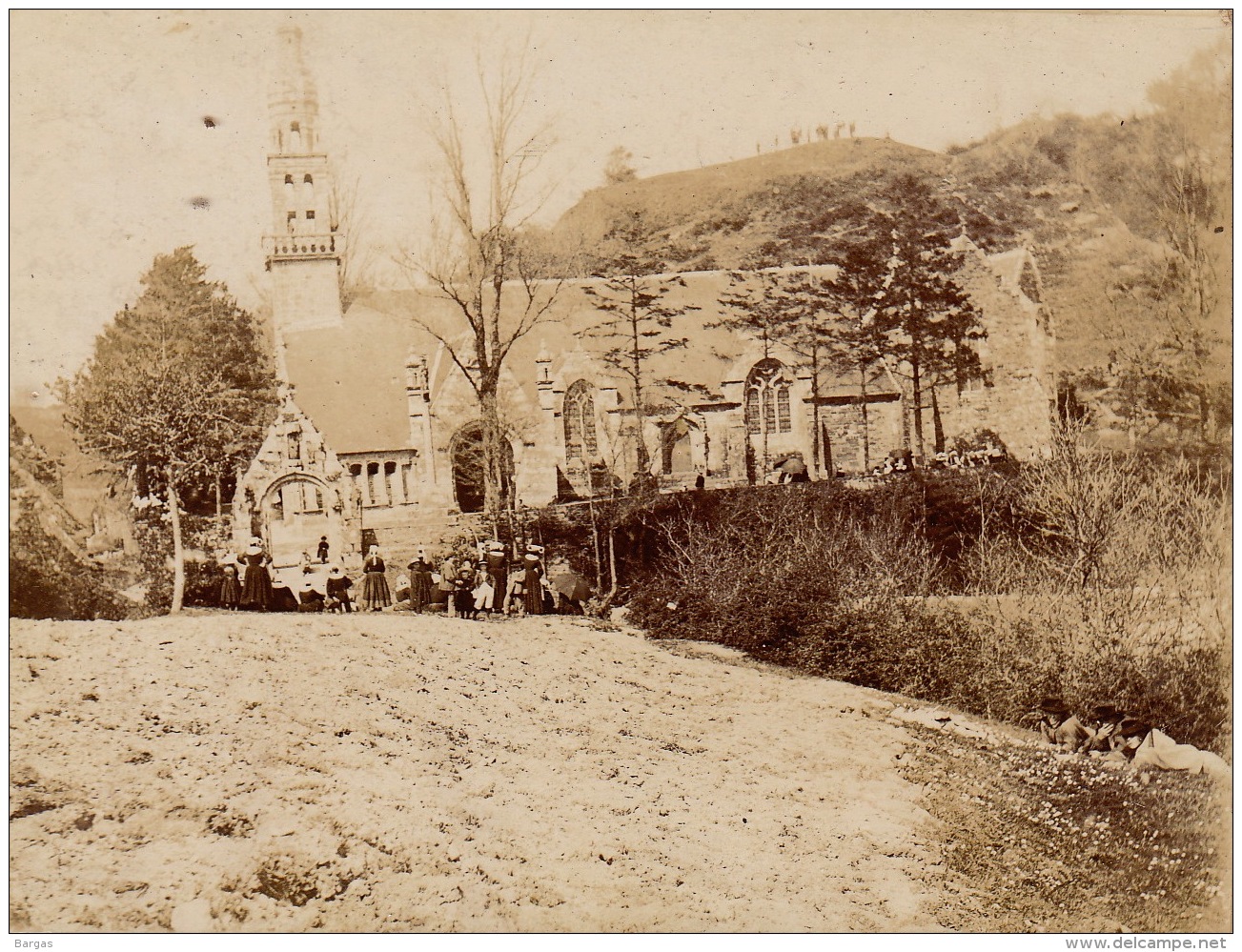 Photo 1899 Eglise Chapelle De Chateaulin Finistere Bretagne - Lieux