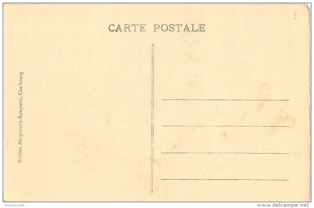 Cpa CHERBOURG 50 Le Contre Torpilleur " PANTHERE " - Warships