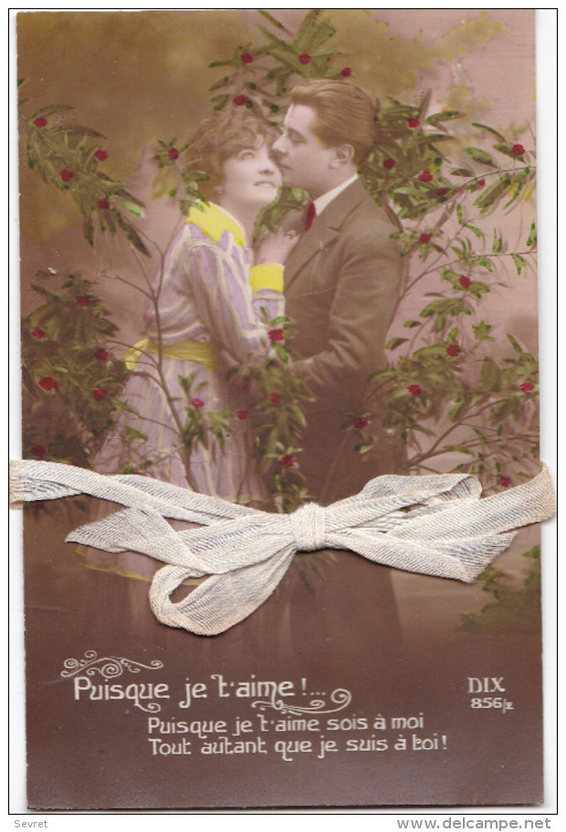 Série Complète De 5 Cartes " Puisque Je T'aime ! ".  DIX 856 - Couples