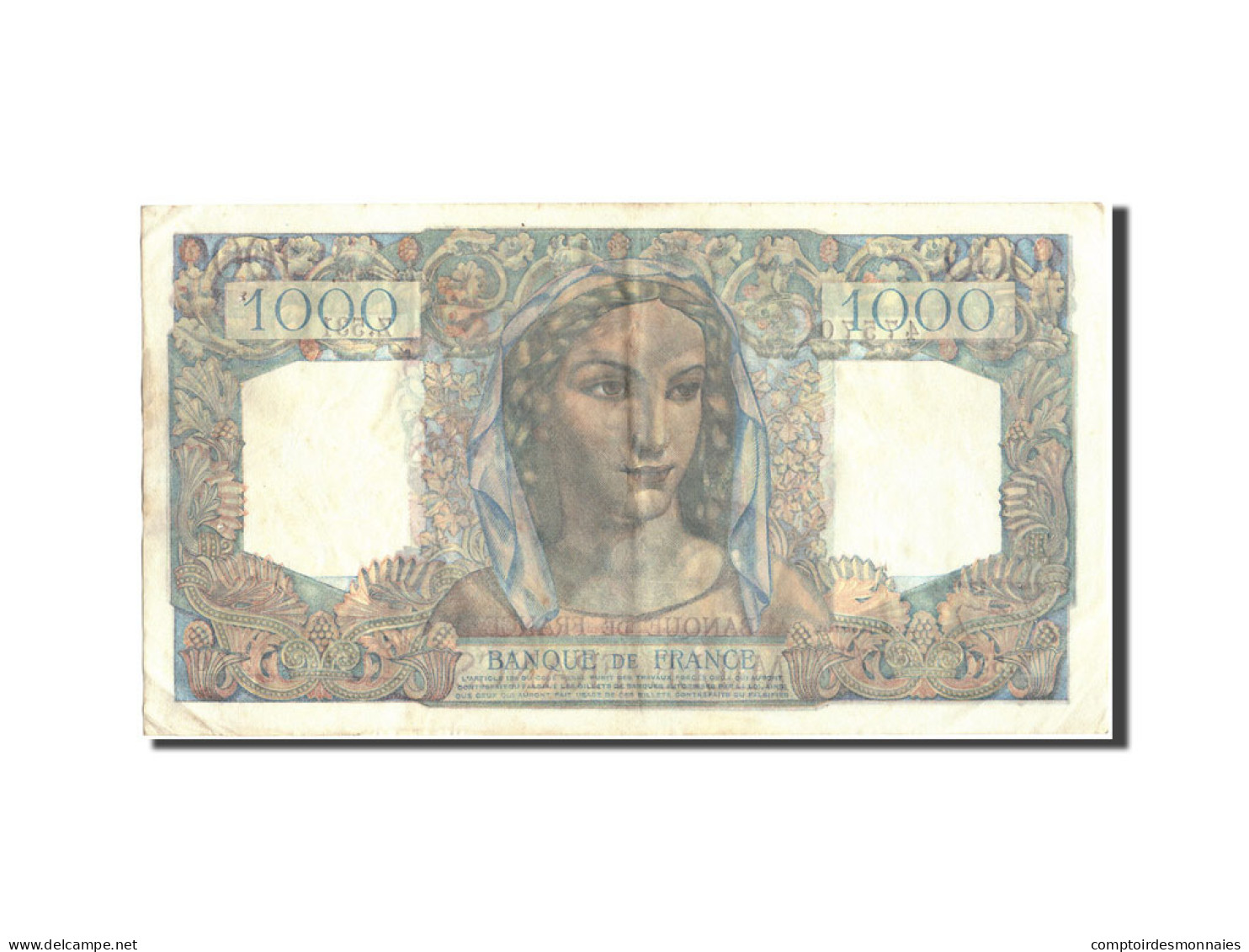 Billet, France, 1000 Francs, 1 000 F 1945-1950 ''Minerve Et Hercule'', 1949 - 1 000 F 1945-1950 ''Minerve Et Hercule''