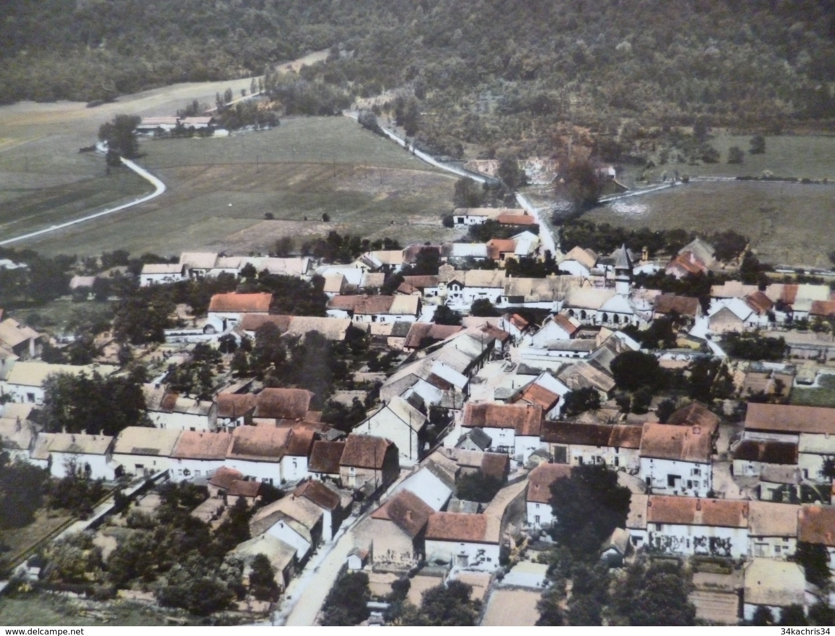 CPSM 52 Haute Marne Prez Sous Lafauche Vue Panoramique Aérienne - Autres & Non Classés