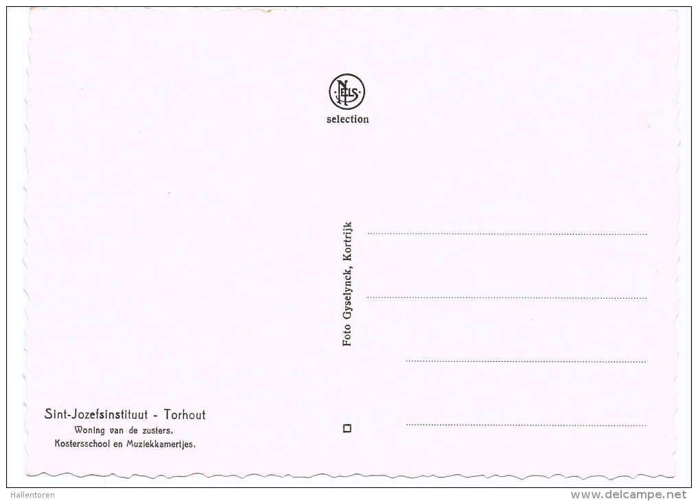 Torhout: Sint-Jozefsinstituut ; Woning Van De Zusters. Kostersschool En Muziekkamertjes ( 2 Scans) - Torhout