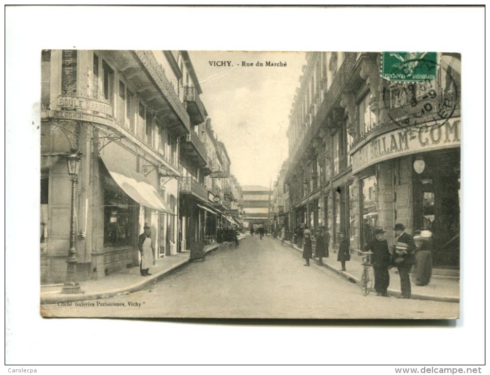 CP -  VICHY    (03)   RUE DU MARCHE - Vichy