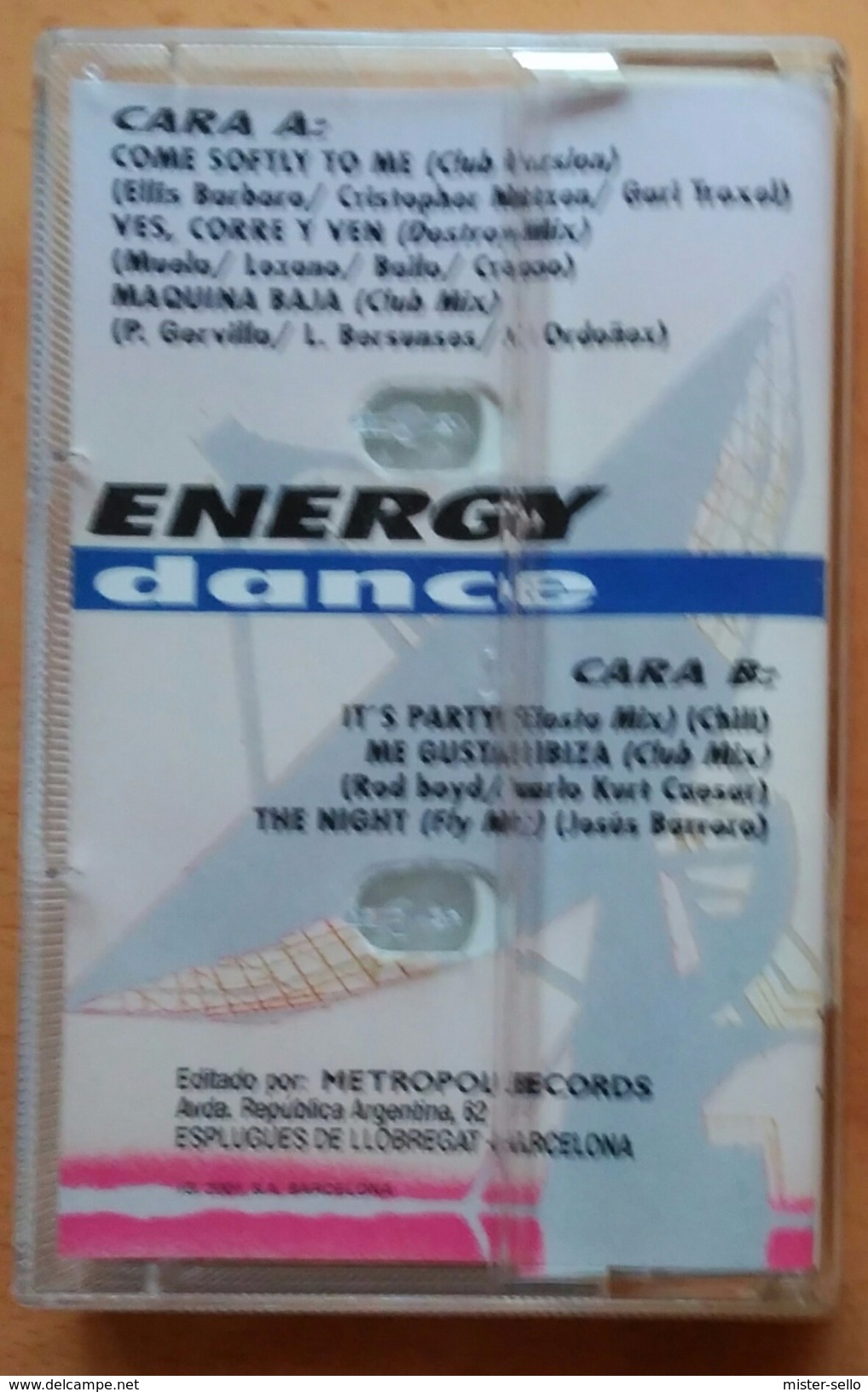 ENERGY DANCE. CASSETE SIN USO. - Casetes