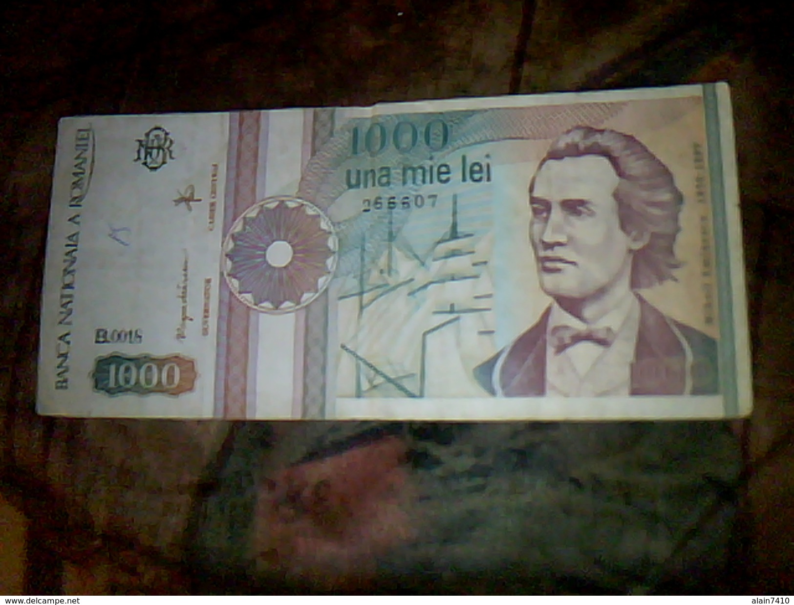 Billet De Banque De Roumanie Aynt Circulé De 1000 Lei TBE Année 1991 - Estonie