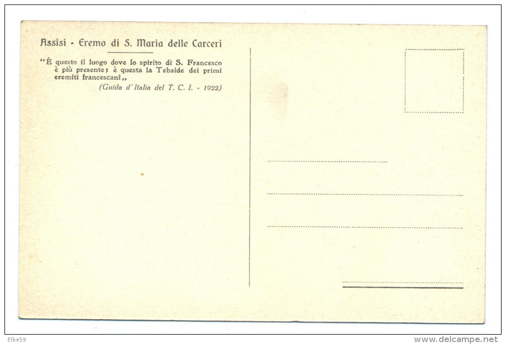 Assisi (PG), Eremo Di S. Maria Delle Carceri, Nuova - Altri & Non Classificati