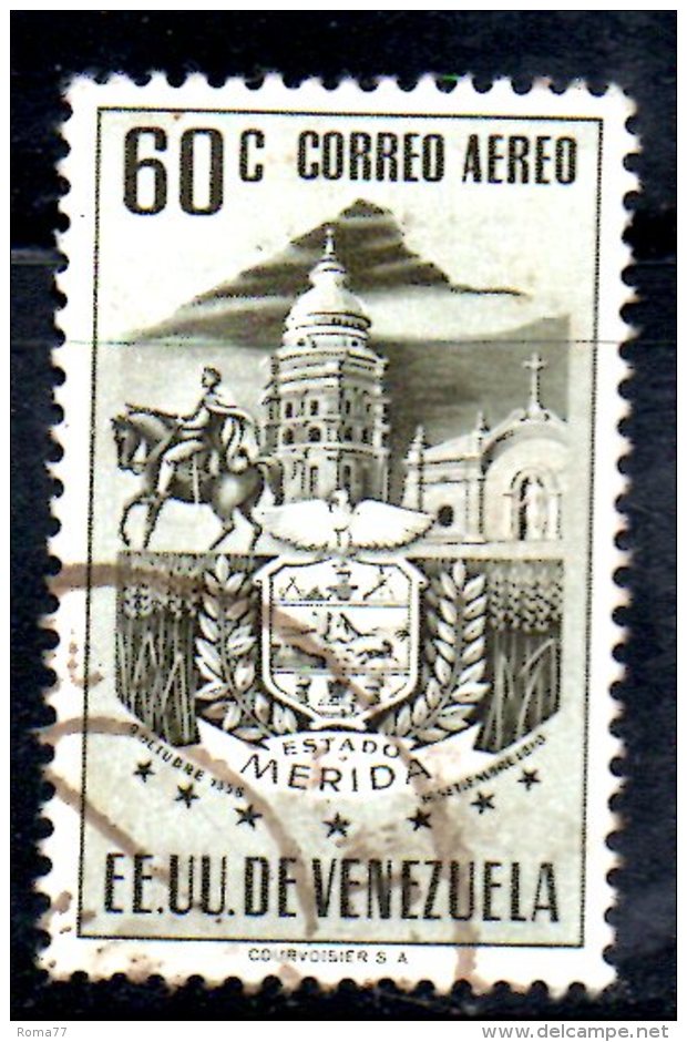 T1046 - VENEZUELA , Posta Aerea N. 469  Usato . MERIDA - Venezuela