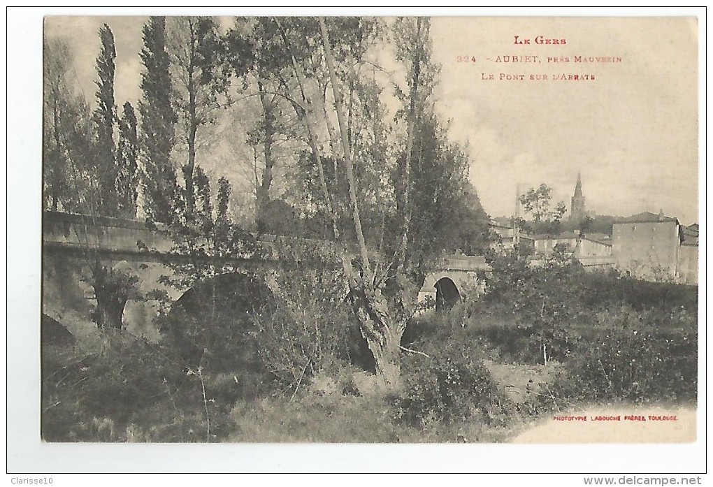 32 Aubiet Pres De Mauvezin Le Pont Sur L'Arrate - Autres & Non Classés