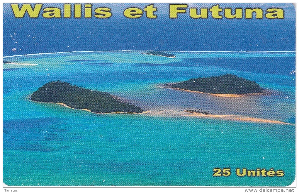 TARJETA DE WALLIS ET FUTUNA DE 25 UNITES DEL AÑO 2014 - Wallis Und Futuna