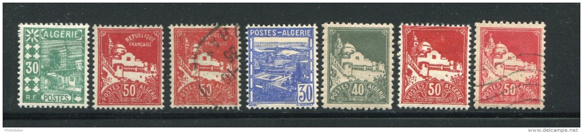 Algérie Divers Timbres Neufs Avec Charnière * Et  Oblitérés - Colecciones & Series