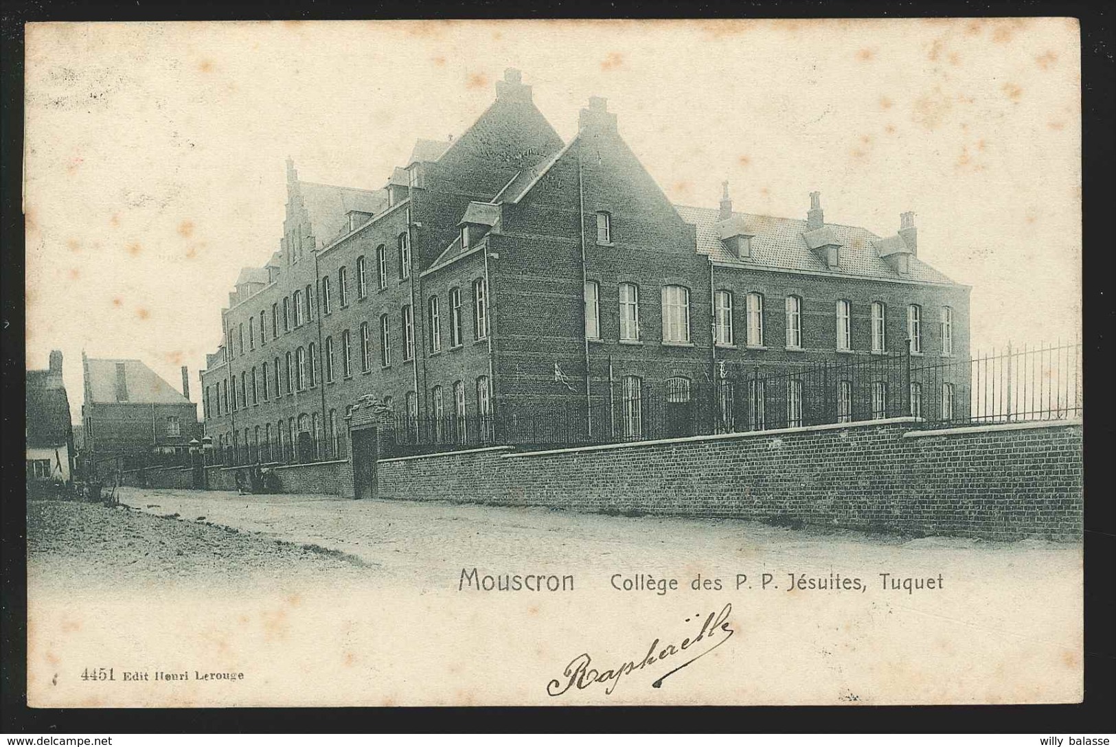 +++ CPA - MOUSCRON - MOESKROEN - Collège Des P.P.Jésuites , Tuquet  // - Mouscron - Moeskroen