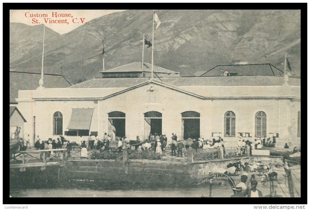 SÃO VICENTE - Custom House (Ed. Nicol & Percy) Carte Postale - Cap Vert