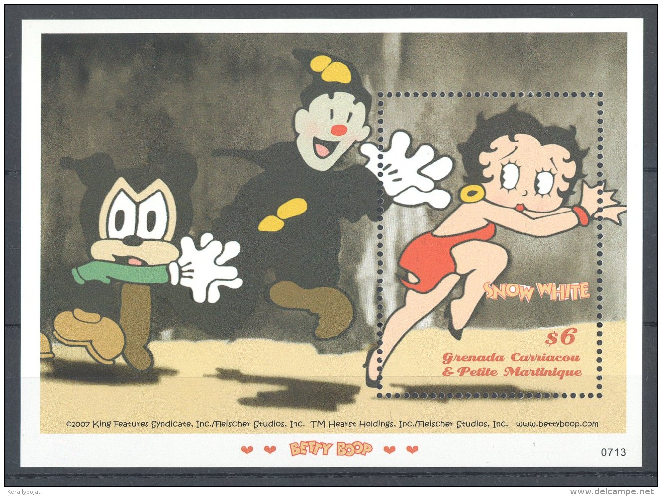 Grenada Grenadines - 2007 Betty Boop Block MNH__(TH-17694) - Grenade (1974-...)