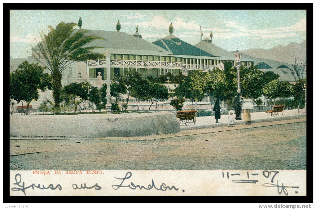 SÃO VICENTE - Praça Serpa Pinto ( Ed. Thorton Bros. Nº 4004) Carte Postale - Kaapverdische Eilanden