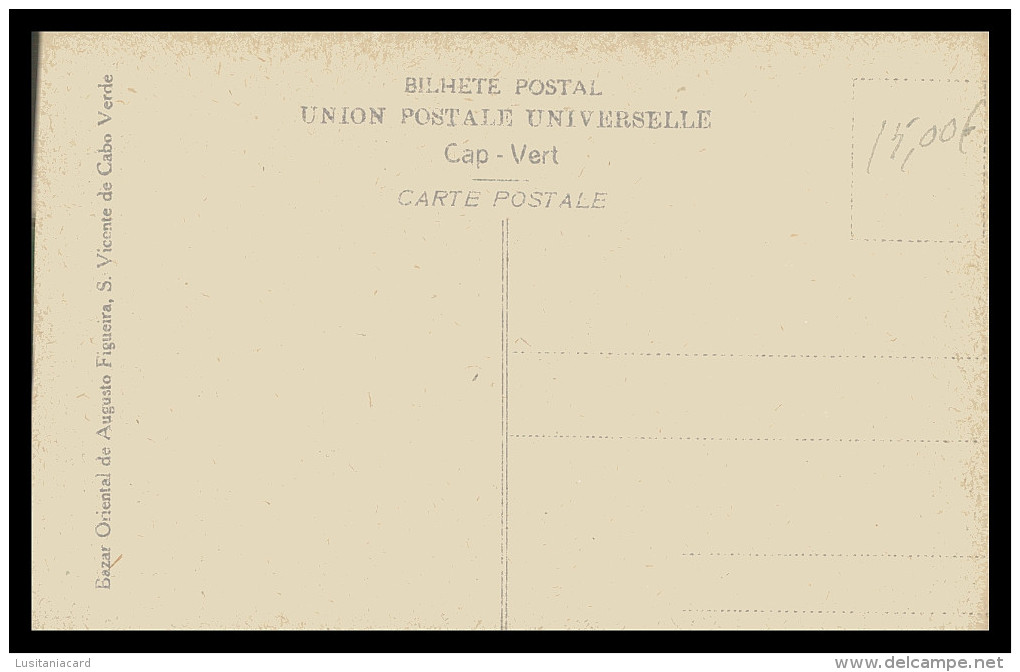 SÃO VICENTE - Cabeça De  Washington  ( Ed.Bazar Oriental De Augusto Figueira)  Carte Postale - Cap Verde
