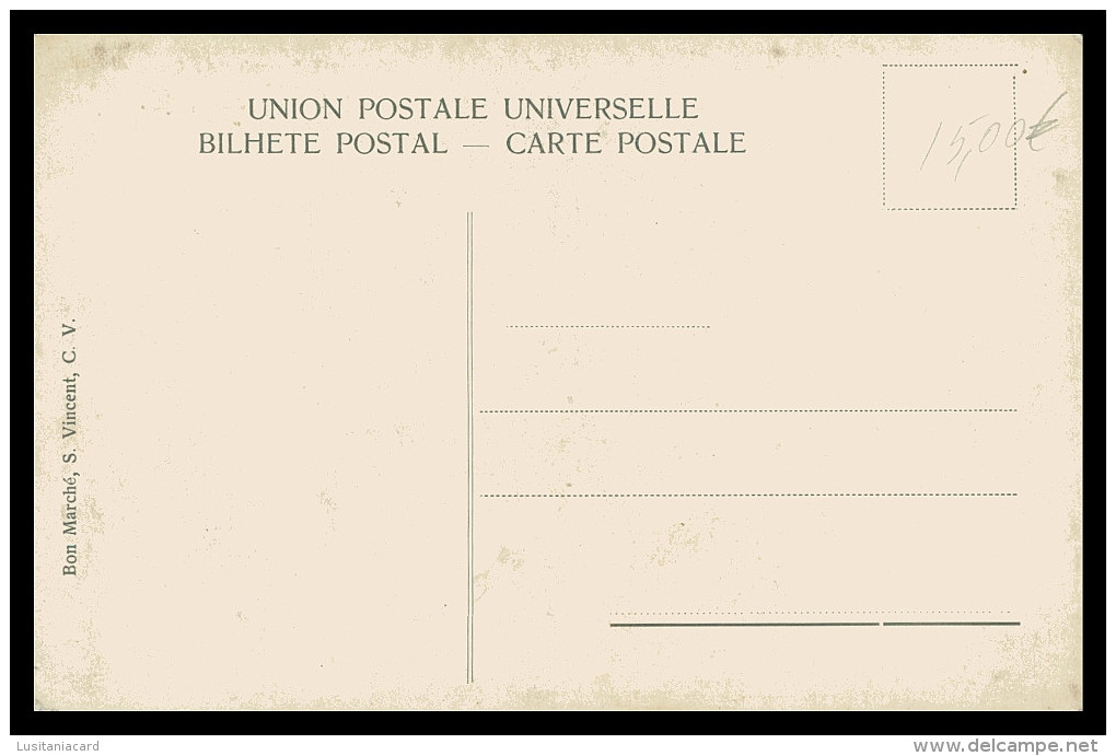 SÃO VICENTE - Western Telegraph New Quarters (Ed. Bon Marché ) Carte Postale - Cape Verde