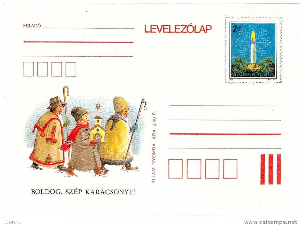 HUNGARY - 1985.Postal Stationery - Christmas ´85   MNH!!! Cat.No.415. - Postal Stationery