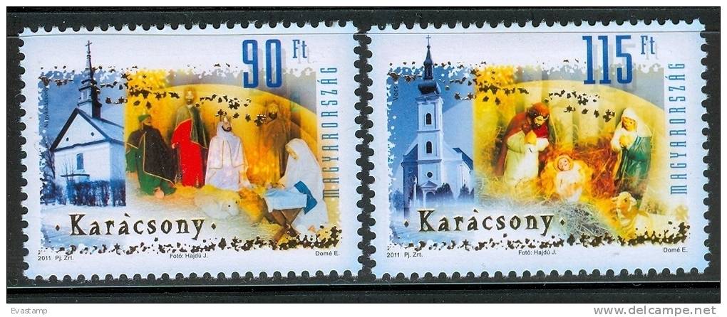 HUNGARY-2011. Christmas I.Cpl.Set MNH!! - Unused Stamps