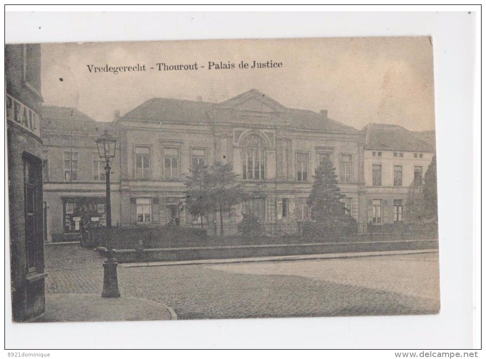 TORHOUT / THOUROUT : Palais De  Justice  / Het Vredegerecht - Gelopen - Torhout