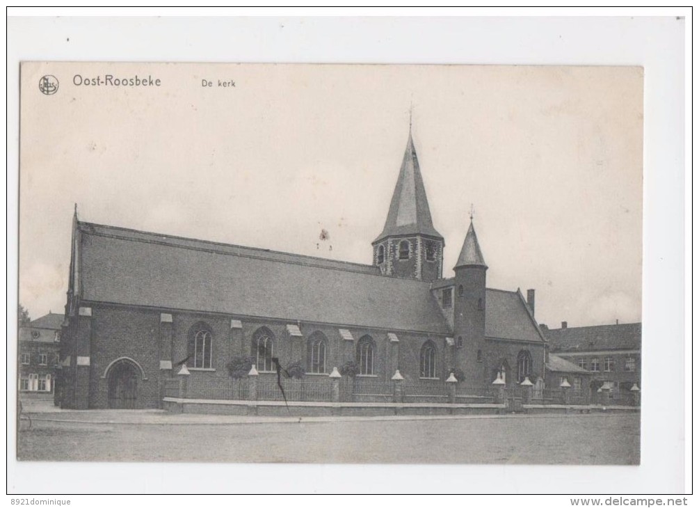 Oost - Roosbeke ( Oostrozebeke) : De Kerk - Uitg. Denoo Hoste   - Gelopen - Oostrozebeke