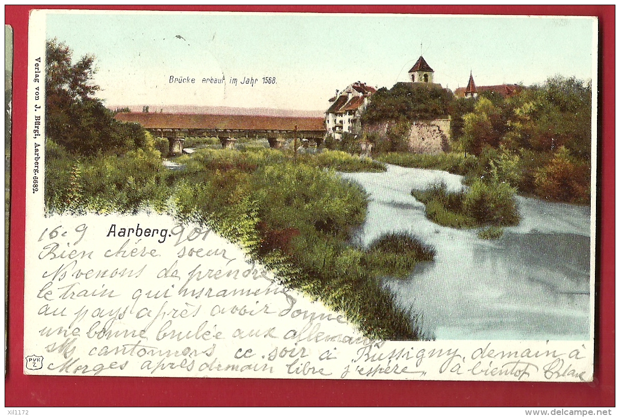 FIU-15 Aarberg. Brücke Gebaut In 1588. Pionier. Gelaufen In 1901 - Aarberg