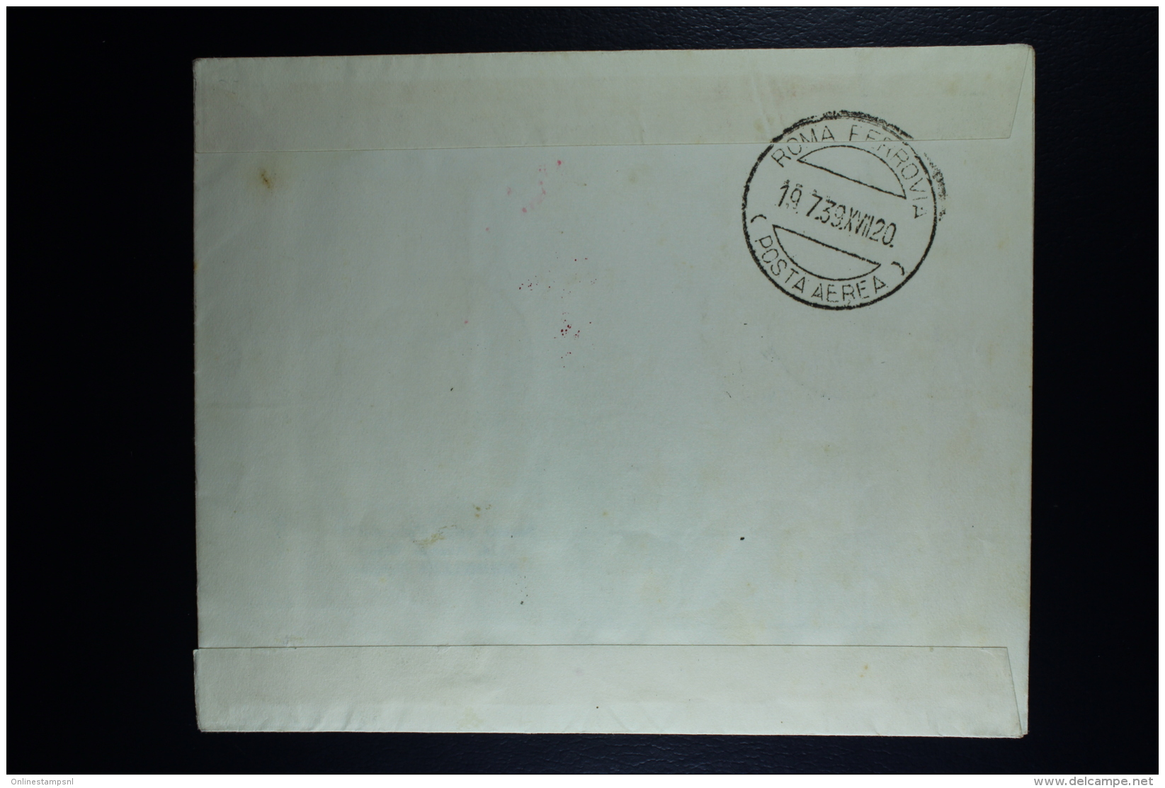 Belgium Airmail Return Cover 1939  Brussels Roma Vaticano Brussels. 1932 OPB 474 + 481 ++ - Other & Unclassified
