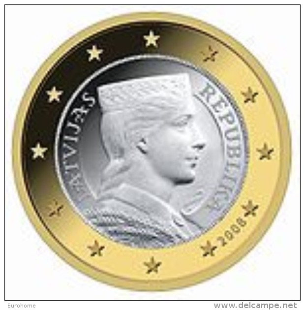 Letland 2016    1 Euro       UNC Uit De Rol  UNC Du Rouleaux !! - Lettonie