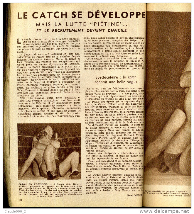 ALMANACH LE MIROIR SPRINT 1950 TOUT LES RESULTATS ANNEE 1949 DE TOUT LES SPORTS 34 SCANS