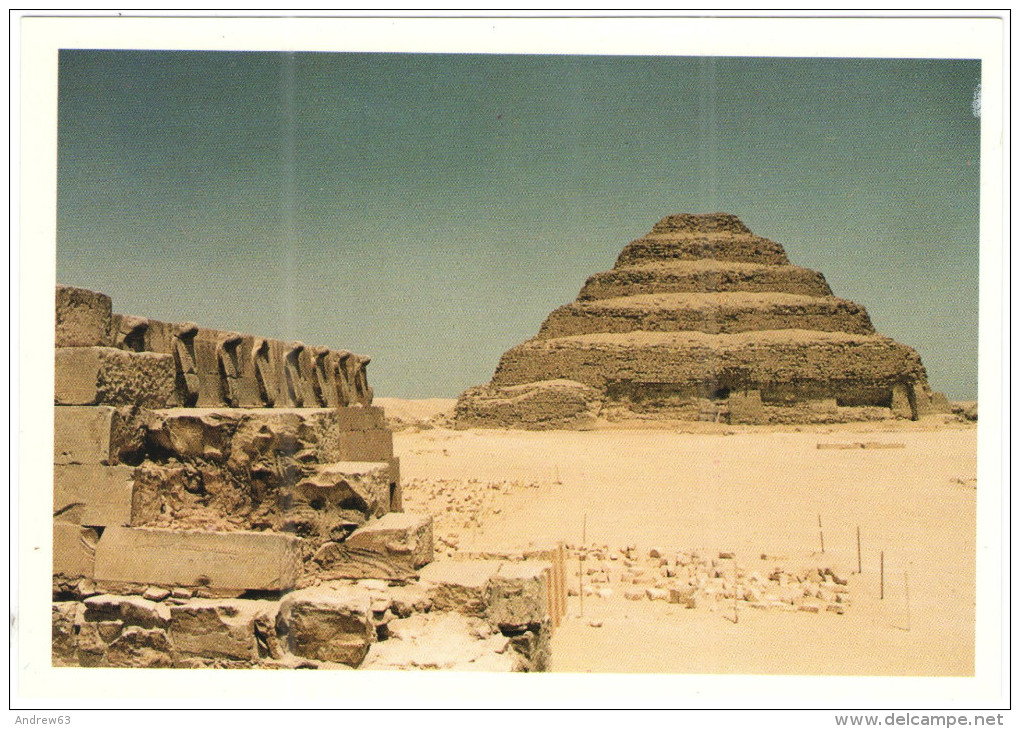 EGITTO - EGYPTE - Egypt - SAKARA- "King Zoser Pyramid" - Not Used - Pyramides