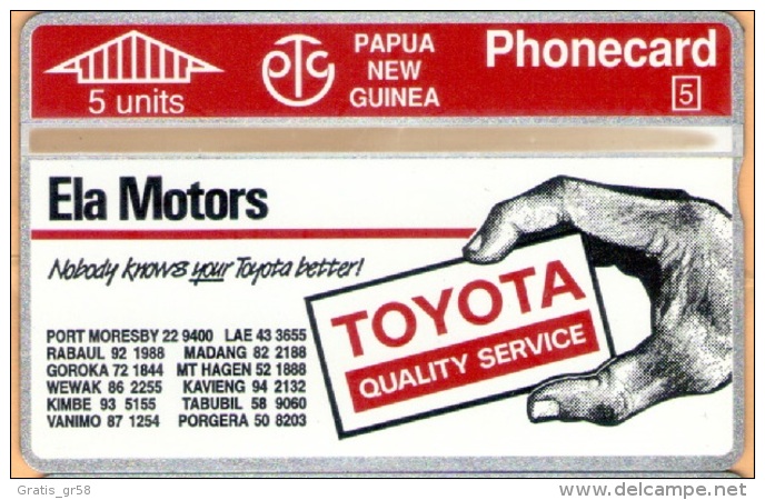 Papua New Guinea - PNG-19, Toyota Ph 50 8203, CN:204E, 10.000ex, 7/92, Mint As Scan - Papua-Neuguinea