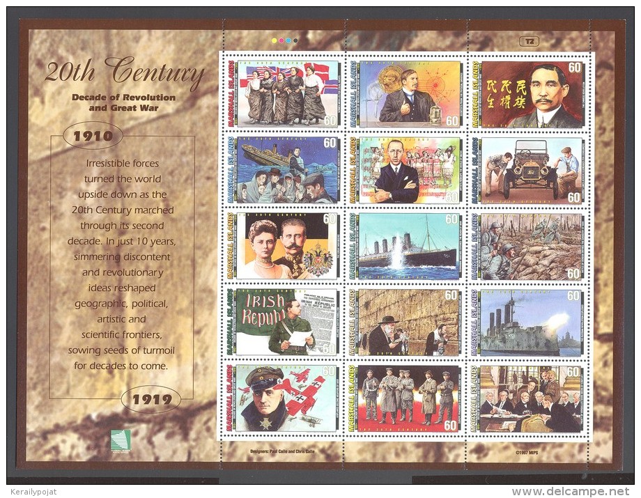 Marshall Islands - 1997 Millennium (II) Sheet MNH__(THB-2352) - Marshallinseln