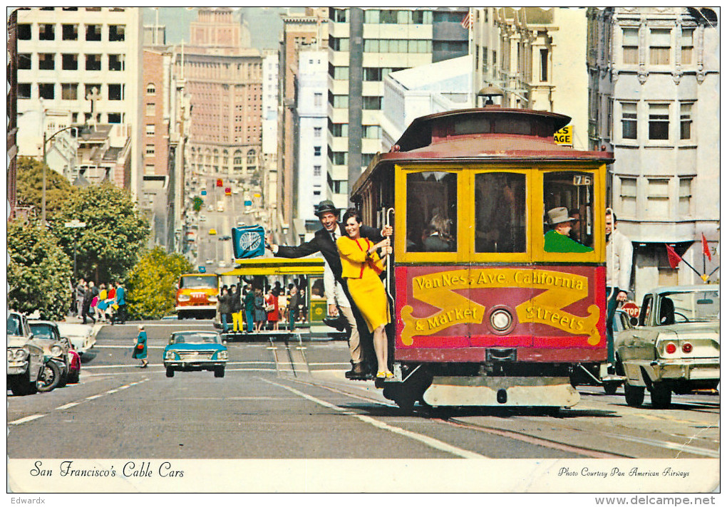 Cable Car, San Francisco, California, United States US Postcard Posted 1978 Stamp - San Francisco