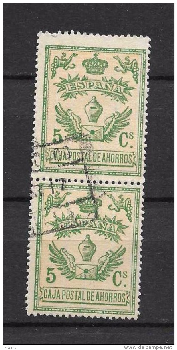 LOTE 1891B   ///   ESPAÑA  ESPAÑA 1918 CAJA POSTAL DE AHORROS 5 CTMOS    //  ¡¡¡¡¡¡¡¡  LIQUIDATION !!!!!!!! - Steuermarken