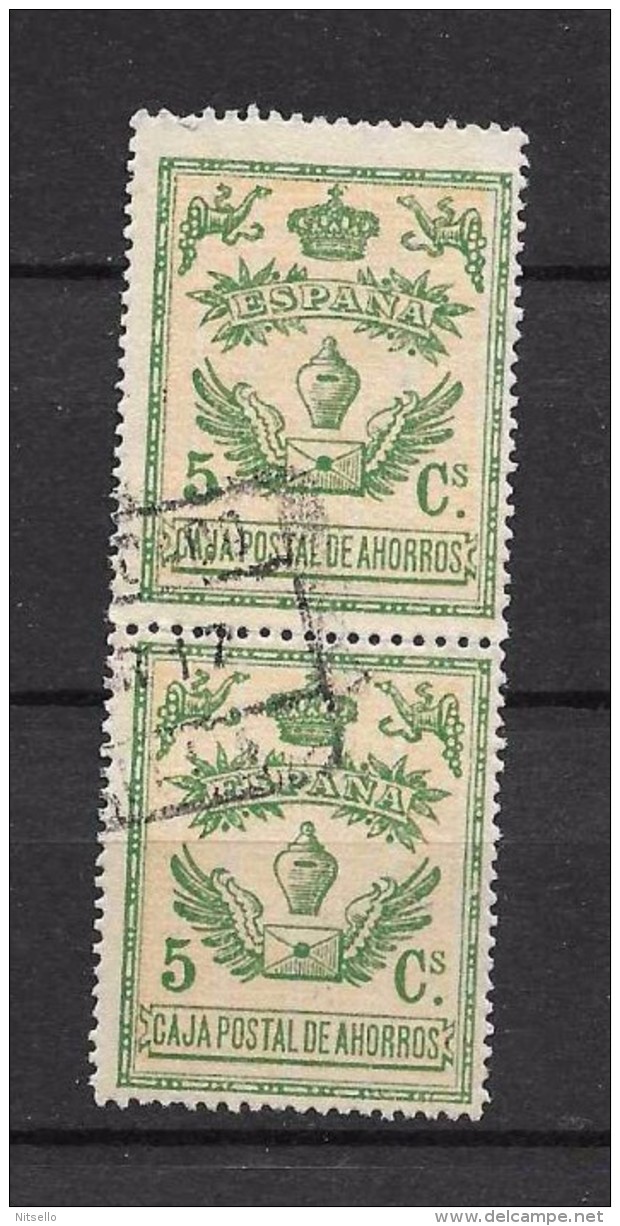 LOTE 1891B   ///   ESPAÑA  ESPAÑA 1918 CAJA POSTAL DE AHORROS 5 CTMOS    //  ¡¡¡¡¡¡¡¡  LIQUIDATION !!!!!!!! - Revenue Stamps