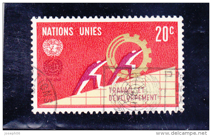 NATIONS  UNIES   1969  New York  Y.T. N° 194  Oblitéré - Used Stamps