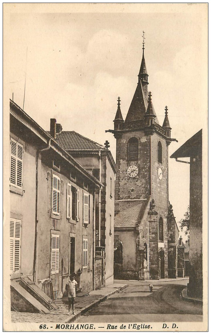 57 - MORHANGE - RUE DE L'EGLISE - Morhange