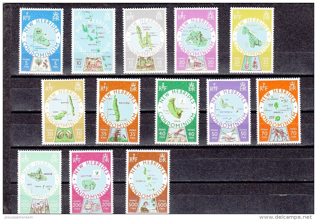 Nueva Hebrides Nº 508 Al 520 - Unused Stamps