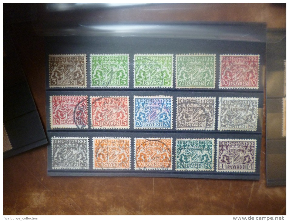 BAYERN  BON LOT DE TIMBRES ANCIENS NEUFS X(CH) ET/OU OBLITERES CHARNIERES. A SAISIR ! (LOT 341)