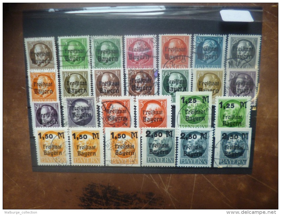 BAYERN  BON LOT DE TIMBRES ANCIENS NEUFS X(CH) ET/OU OBLITERES CHARNIERES. A SAISIR ! (LOT 341)