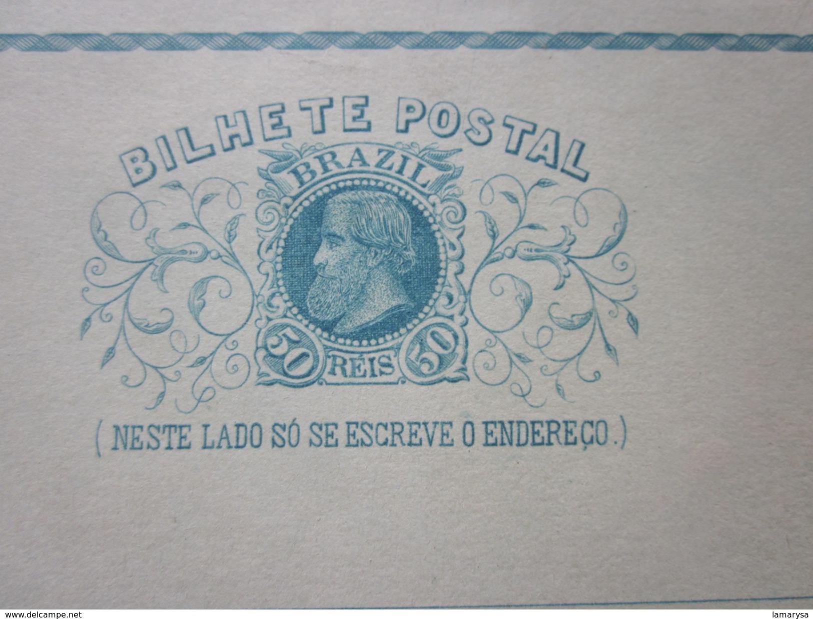 Bilhete Postal  UPU  Neste Lado So Se Escrive O Endereço Timbre Amérique Brésil  Entiers Postaux NEUF NEW - Postwaardestukken