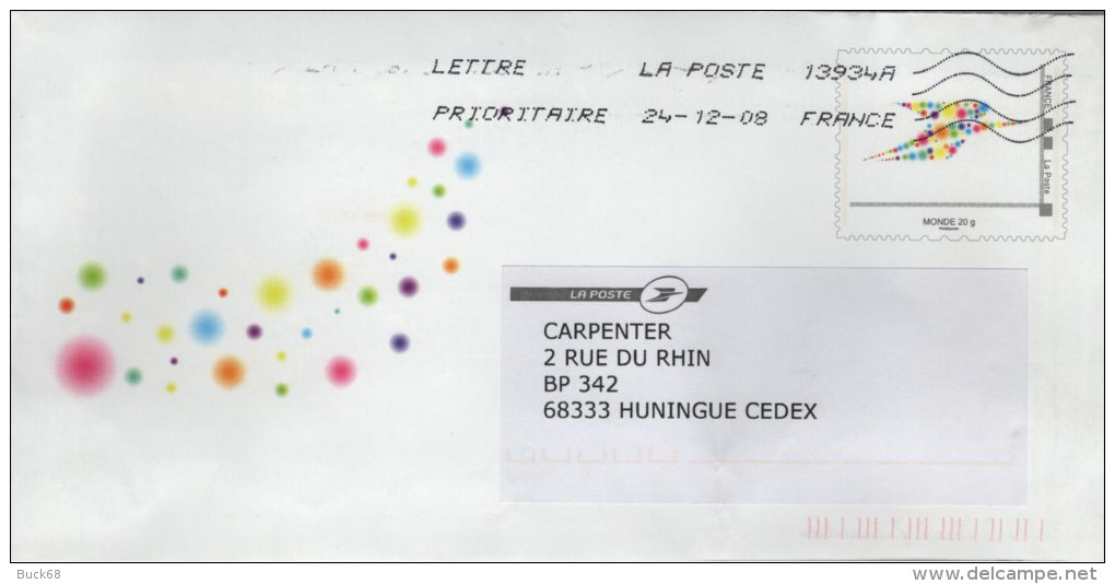 PAP Entier Postal La Poste : Illustration Multicolore - PAP: Sonstige (1995-...)