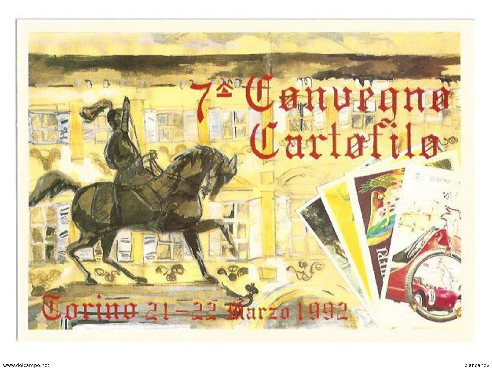 CARTOLINA COMMEMORATIVA DI TORINO - 3 - Expositions