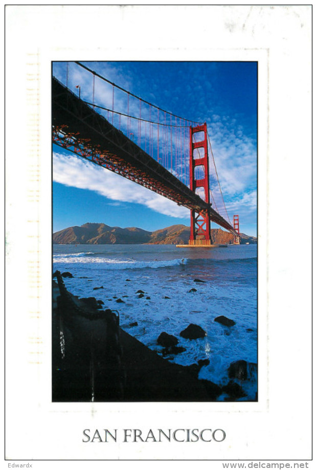 Golden Gate Bridge, San Francisco, California, United States US Postcard Posted 2006 Stamp - San Francisco