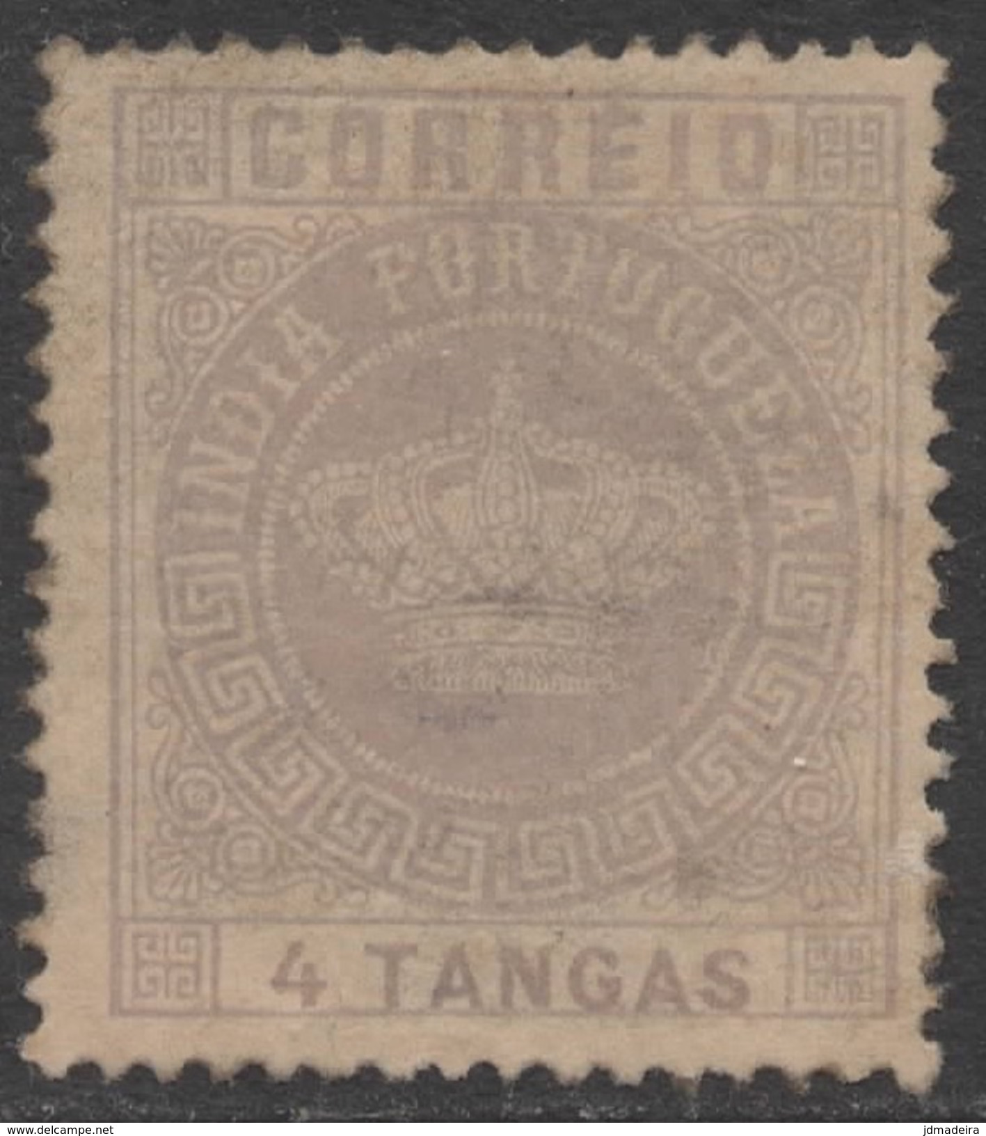 Portuguese India &ndash; 1882 Crown Type 4 T. - India Portoghese