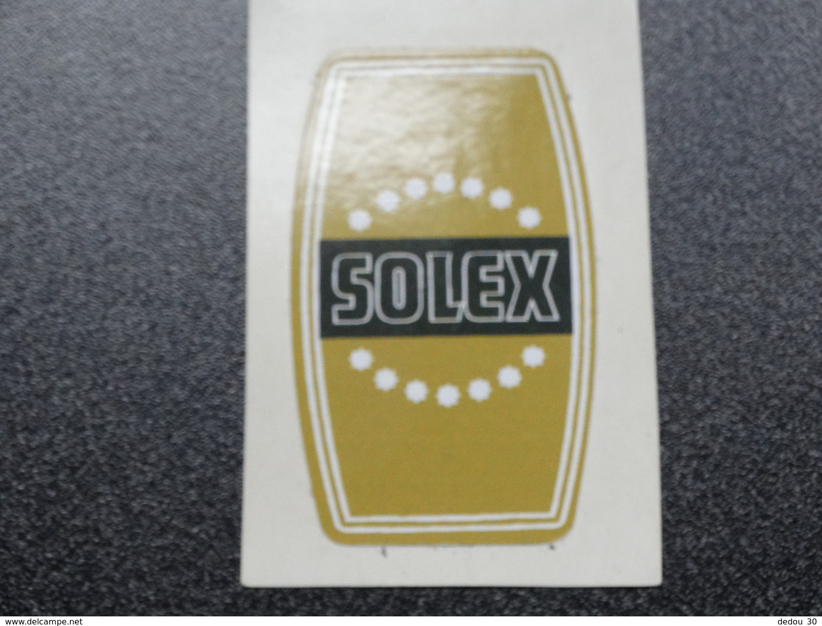 Autocollant Vélosolex - Solex - Or Noir Et étoiles - Idéal Collectionneur Ou Restauration Solex - Publicités