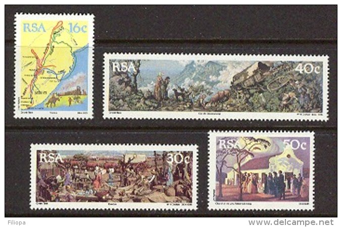 Suid-Afrika / South Africa 1988 : Mi. 762/765 ** - Great Trek  . . .  N0406- - Nuovi