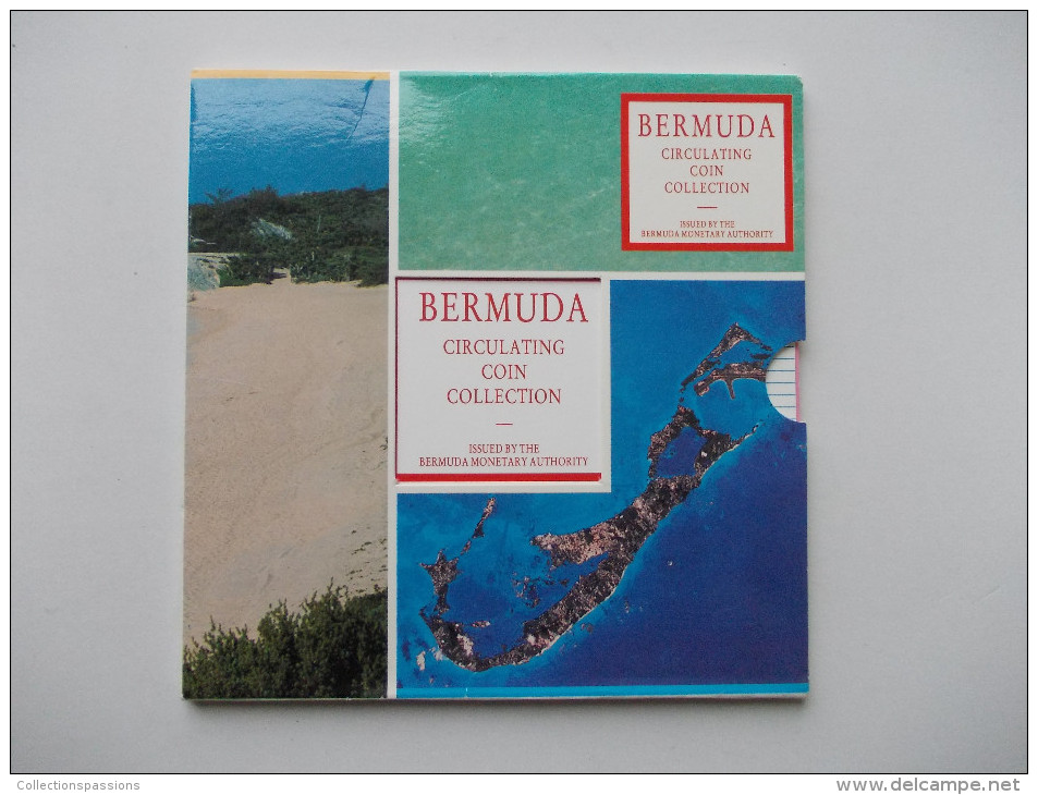 - BERMUDES - Coffret De 5 Monnaies 1993 - - Bermudes