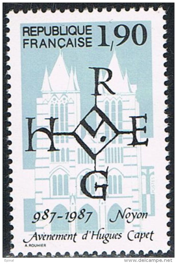 FRANCE : N° 2478 ** (Millénaire De L'avènement D'Hugues Capet) - PRIX FIXE - - Unused Stamps