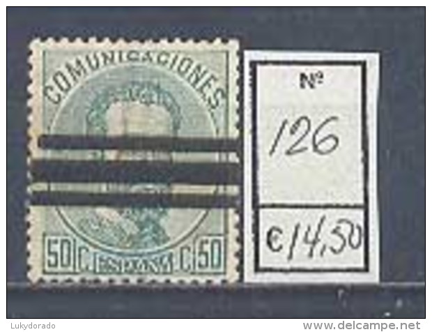 Año 1872 Corona Real, Cifras Y Amadeo Nº126 - Used Stamps